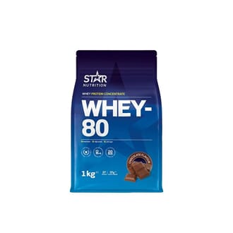 Star nutrition whey-80 1 kg sjokolade