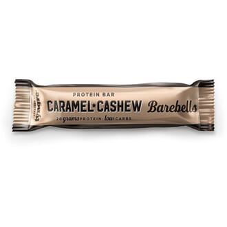 Barebells karamell & cashew proteinbar 55 g