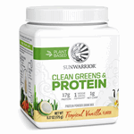 Sunwarrior clean greens protein tropical vanilla 175 g