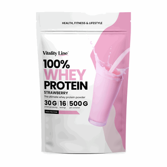 Vitality Line 100% myseprotein jordbær 500 g
